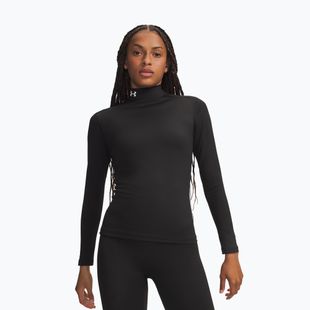 Longsleeve da allenamento da donna Under Armour ColdGear Mock LS ultimate black/white