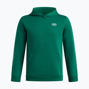 Felpa bambini Under Armour B Rival Fleece Hoodie campus ivy/white