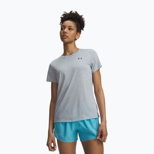 Maglia da allenamento donna Under Armour Tech Twist blue fog/downpour gray