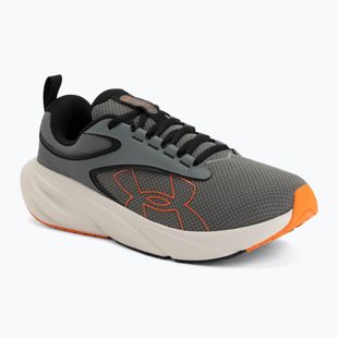 Scarpe da corsa uomo Under Armour Surge 5 clay green/summit white/outrageous orange