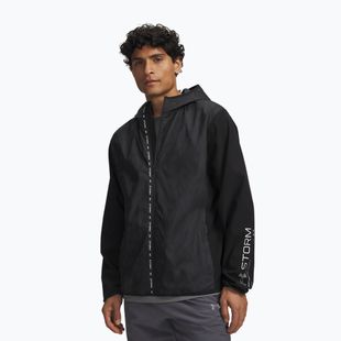 Giacca da corsa da uomo Under Armour Velociti Storm Jacket ultimate black/reflective