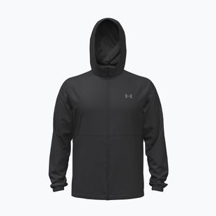 Giacca da corsa da uomo Under Armour Velociti Hooded Jacket ultimate black/reflective