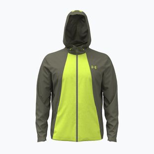 Giacca da allenamento uomo Under Armour Tech Utility Woven Jacket marine od green/green citrine/green citrine