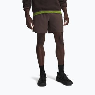 Pantaloncini da allenamento uomo Under Armour Vanish Woven 2.0 Shorts peppercorn/white
