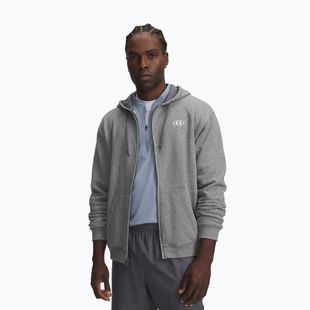 Felpa da uomo Under Armour Rival Fleece Full Zip castlerock light heather/black