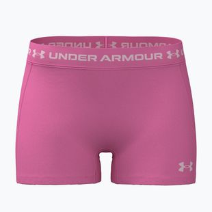 Pantaloncini da allenamento da donna Under Armour HeatGear Shorty pink frenzy/prime pink