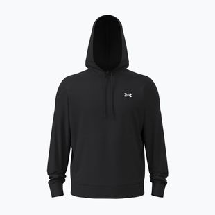 Felpa da uomo Under Armour Flex Fleece Hoodie ultimate black/white
