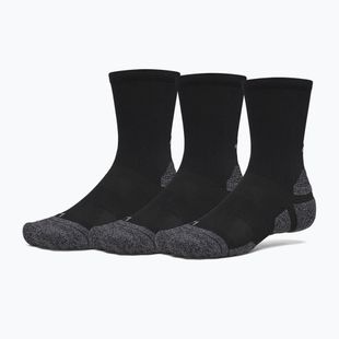 Calze Under Armour Perf Tech Pro 3 Pack Crew ultimate black/ultimate black/castlerock