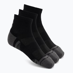 Calze Under Armour Perf Tech Qtr 3 pack ultimate black/ultimate black/jet gray