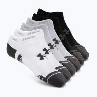 Calze Under Armour Perf Tech NS 6 pack mod gray/mod gray/jet gray