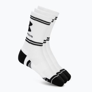 Calze Under Armour Perf Tech Nov Crew 3 pack white/white/ultimate black