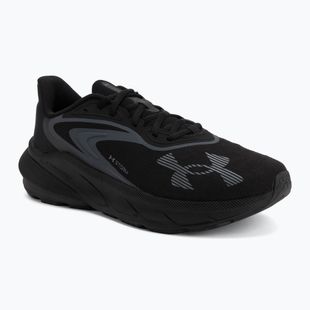 Scarpe da corsa uomo Under Armour Turbulence 3 Storm black/castlerock/metallic gun metal