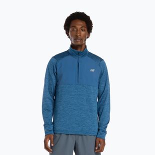 Maglia running a manica lunga da uomo New Balance Athletics Heat Grid 1/2 Zip dark shoreline