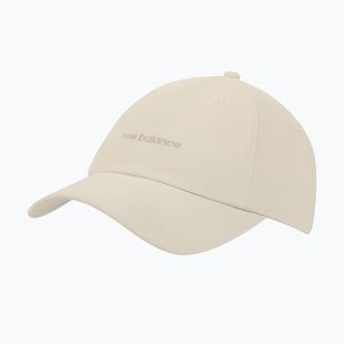 Cappellino con visiera da donna New Balance 6 Panel Linear Logo linen lin