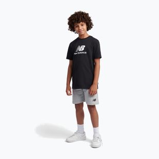 Set bambino New Balance Stacked Logo Tee & FT Short nb caviar