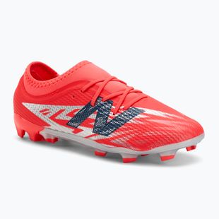 Scarpe da calcio per bambini New Balance Furon Team V8 Jr FG rosso