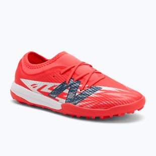 Scarpe da calcio per bambini New Balance Furon Team V8 Jr TF rosso