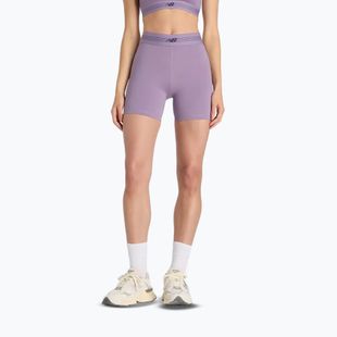 Pantaloncini da donna New Balance AC Fitted 5" candied violet