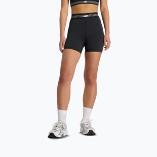 Pantaloncini da donna New Balance AC Fitted 5" black/white