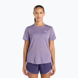Maglietta da donna New Balance Athletics candied violet heather