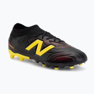 Scarpe da calcio per bambini New Balance Tekela Team V5 black 100/punch yellow/fire cracker