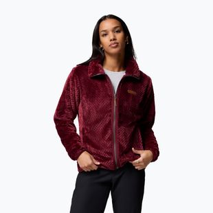 Felpa da donna Columbia Fire Side II Sherpa Full Zip rich wine
