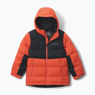 Giacca imbottita per bambini Columbia Pike Lake II Hooded zing/black