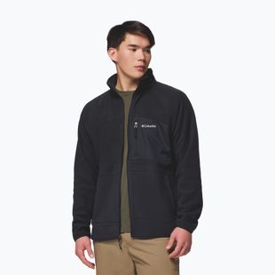 Felpa in pile da uomo Columbia Fast Trek Overlay Full Zip black