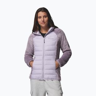 Giacca imbottita da donna Columbia Powder Lite II Sherpa Hybrid shale purple/lavender pearl