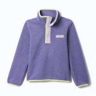 Felpa in pile per bambini Columbia Halvetia II Half Snap Fleece stormwatch/lavender pearl