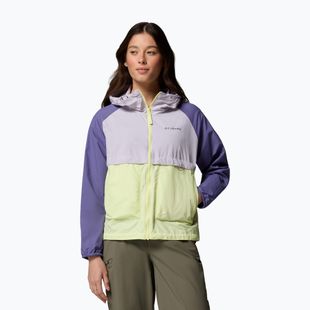 Giacca antivento da donna Columbia Spire Valley Windbreaker citron haze/lavender pearl/stormwatch