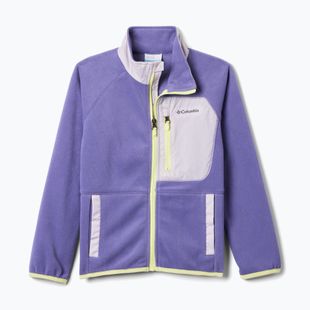 Felpa in pile per bambini Columbia Fast Trek V Full Zip stormwatch/lavender pearl