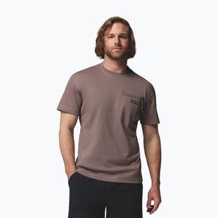 T-shirt da uomo Columbia Echo Passage SS Crew iron