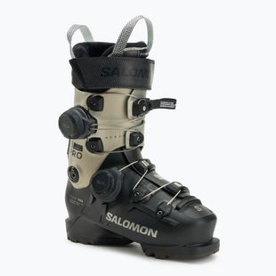 Scarponi da sci da donna Salomon S/PRO Supra Dual Boa 105 W GW nero/bronzo chiaro metallizzato/nero
