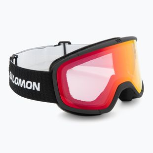 Maschera da sci Salomon Aksium 2.0 Photo black/photo mi red