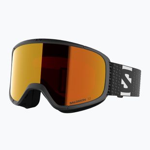 Maschera da sci Salomon Aksium 2.0 black/ml mid red