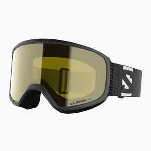 Maschera da sci Salomon Aksium 2.0 Acces black/flash yellow