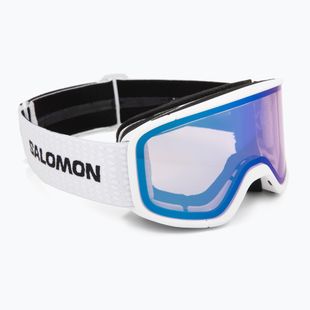 Maschera da sci Salomon Aksium 2.0 S Photo white/photo ml blue