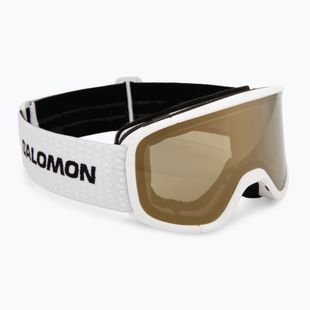 Maschera da sci junior Salomon Lumi Acces Jr white/flash gold