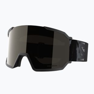 Maschera da sci Salomon S/View 3 black/ml black