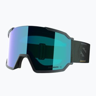 Maschera da sci Salomon S/View 3 green gables/ml mid blue