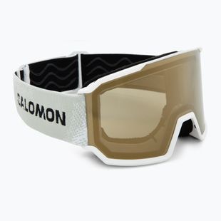 Maschera da sci Salomon S/View 3 Access white/flash gold