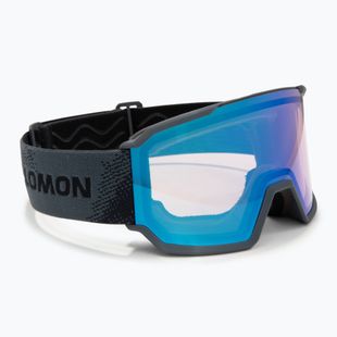 Maschera da sci Salomon S/View 3 Photo ebony/ml blue