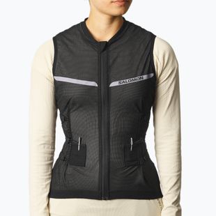 gilet da sci donna Salomon Flexcell Pro black