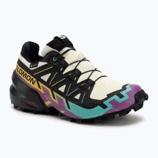 Scarpe da corsa da donna Salomon Speedcross 6 GTX giallo trasparente/nero/cascata