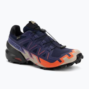 Scarpe da corsa da uomo Salomon Speedcross 6 GTX maritime blue/black/cherry tomato