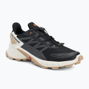 Scarpe da corsa da uomo Salomon Supercross 4 nero / vanilla ice / white pepper