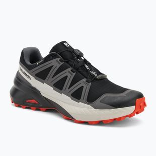 Scarpe da corsa uomo Salomon Speedcross Peak GTX black/castlerock/cherry tomato