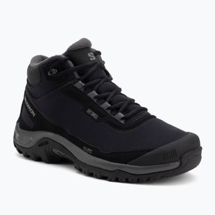 Scarpe da trekking da uomo Salomon Shelter WP nero/asfalto/castlerock