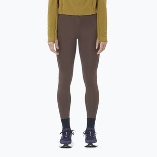 Leggings da corsa da donna Salomon SHAKEout Core 28" coffee bean